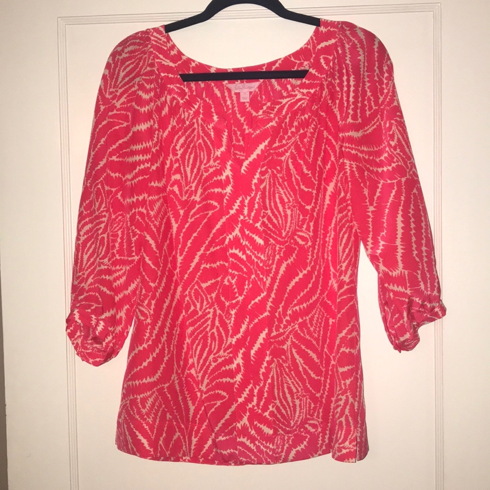 Lilly Pulitzer silk blouse!